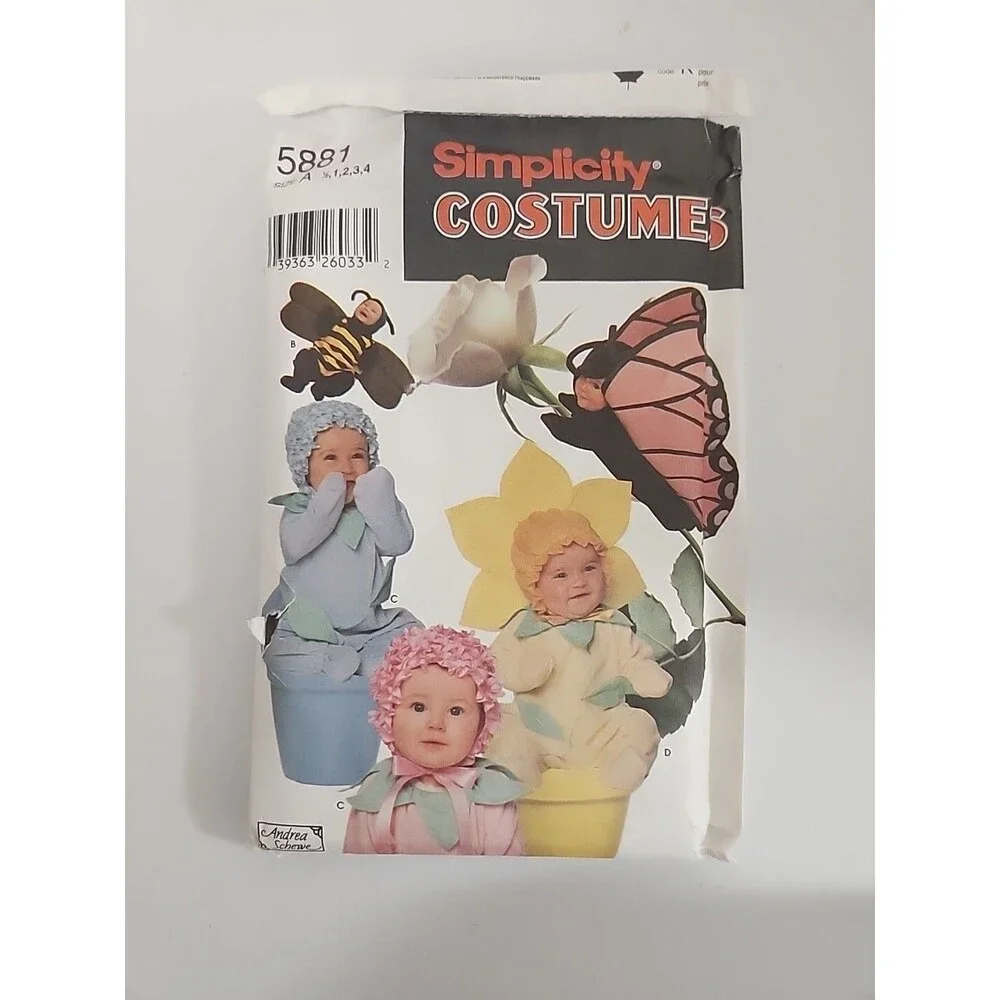 Lot 3 SIMPLICITY AND Mc CALLS Patterns Children Adults Costumes party